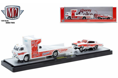 M2 Machines Auto Hauler TW21 1969 Dodge L600 COE & 1969 Dodge